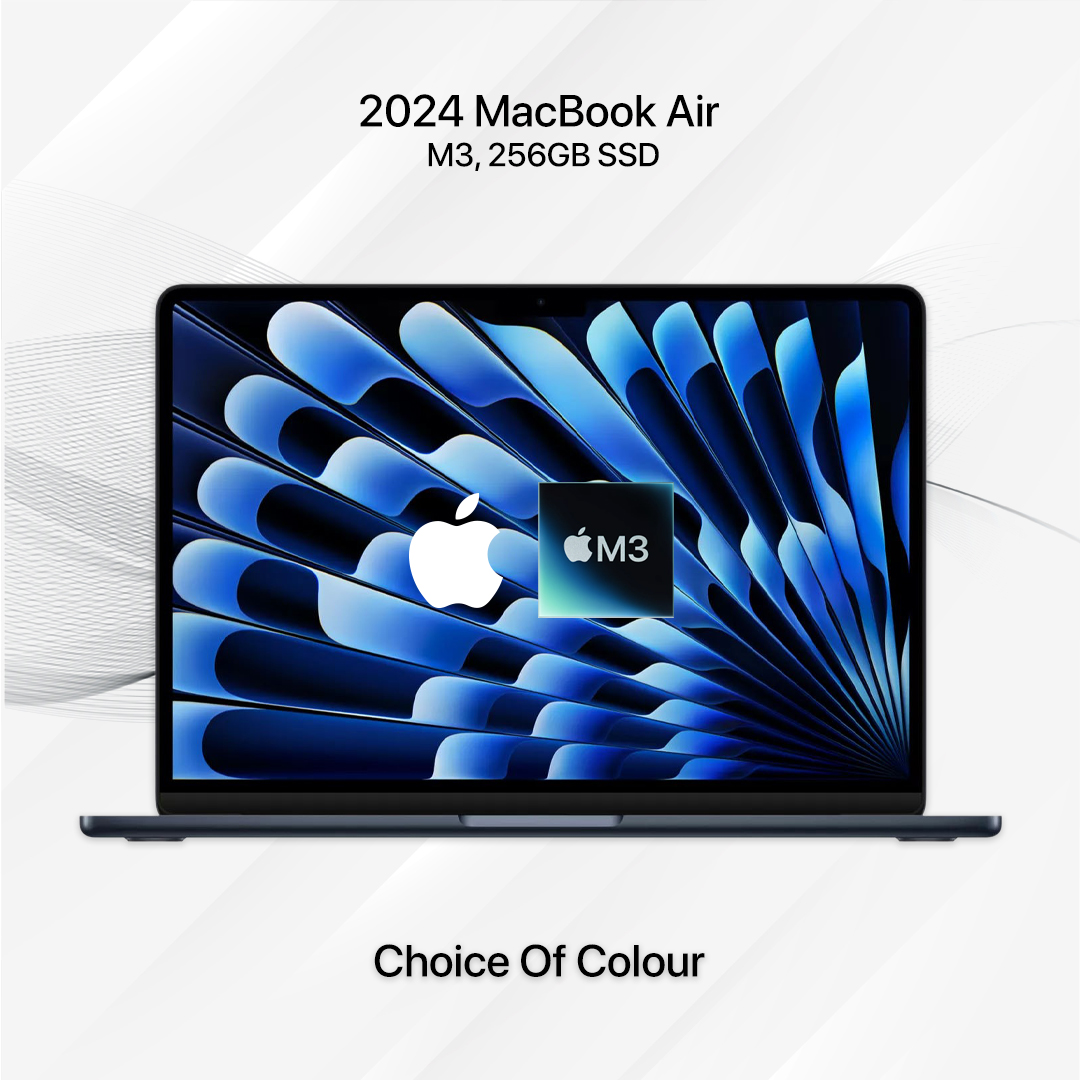 2024 MacBook Air M3, 256GB SSD (Colour Choice) Paragon Competitions